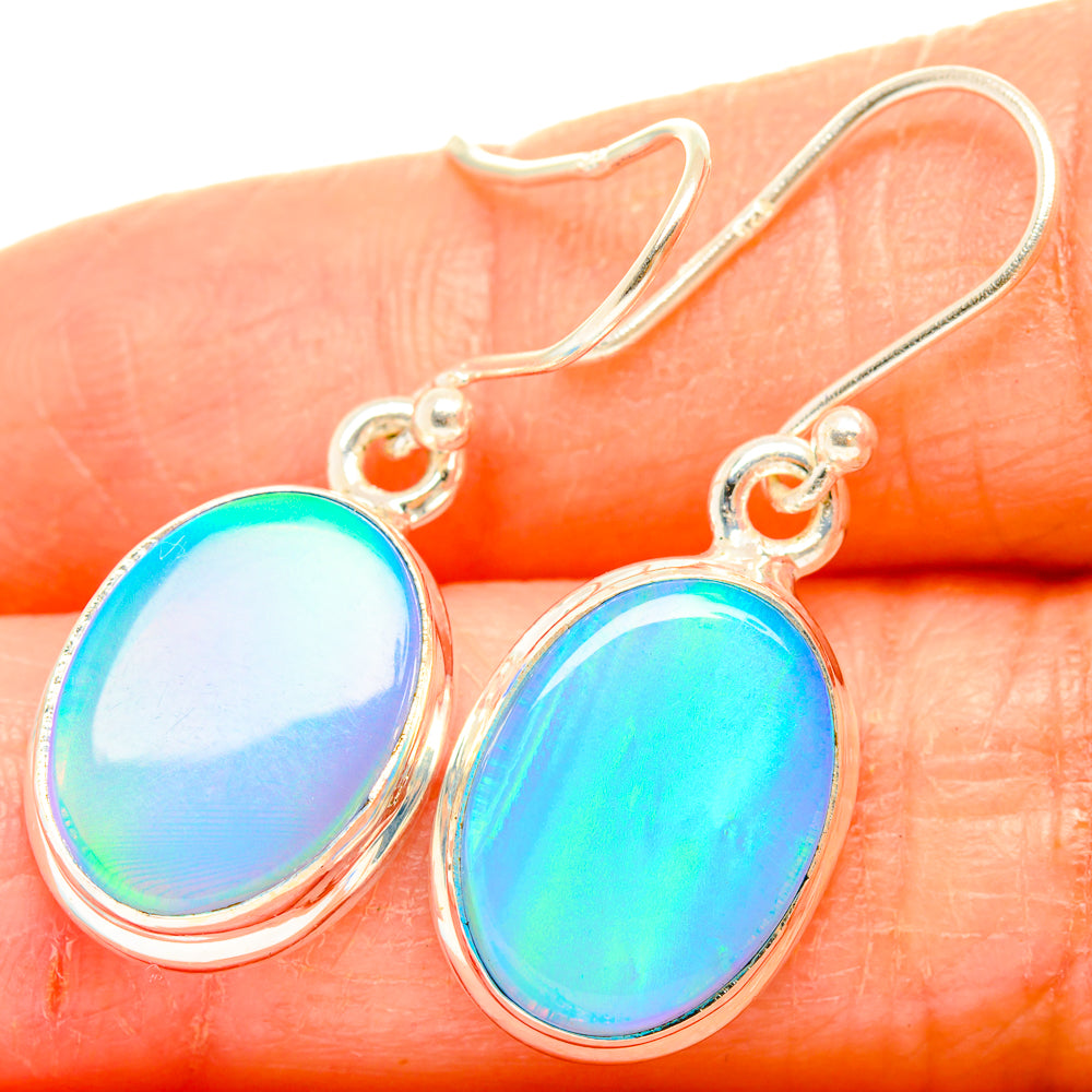 Aura Opal Earrings handcrafted by Anasilvercos - EARR426888