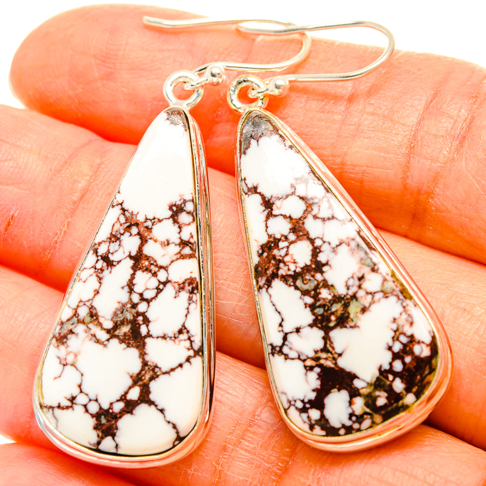 Wild Horse Jasper Earrings handcrafted by Anasilvercos - EARR426897