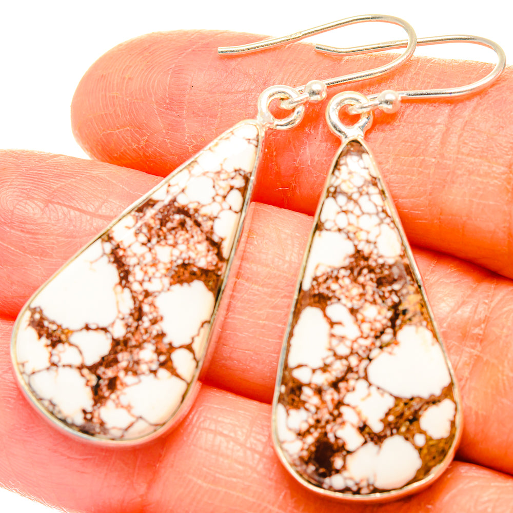 Wild Horse Jasper Earrings handcrafted by Anasilvercos - EARR426915