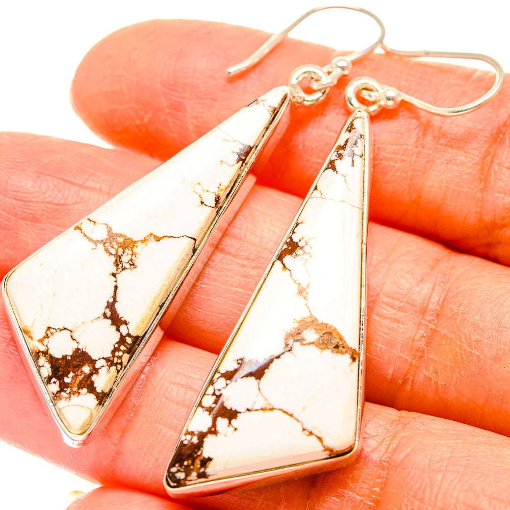 Wild Horse Jasper Earrings handcrafted by Anasilvercos - EARR426944