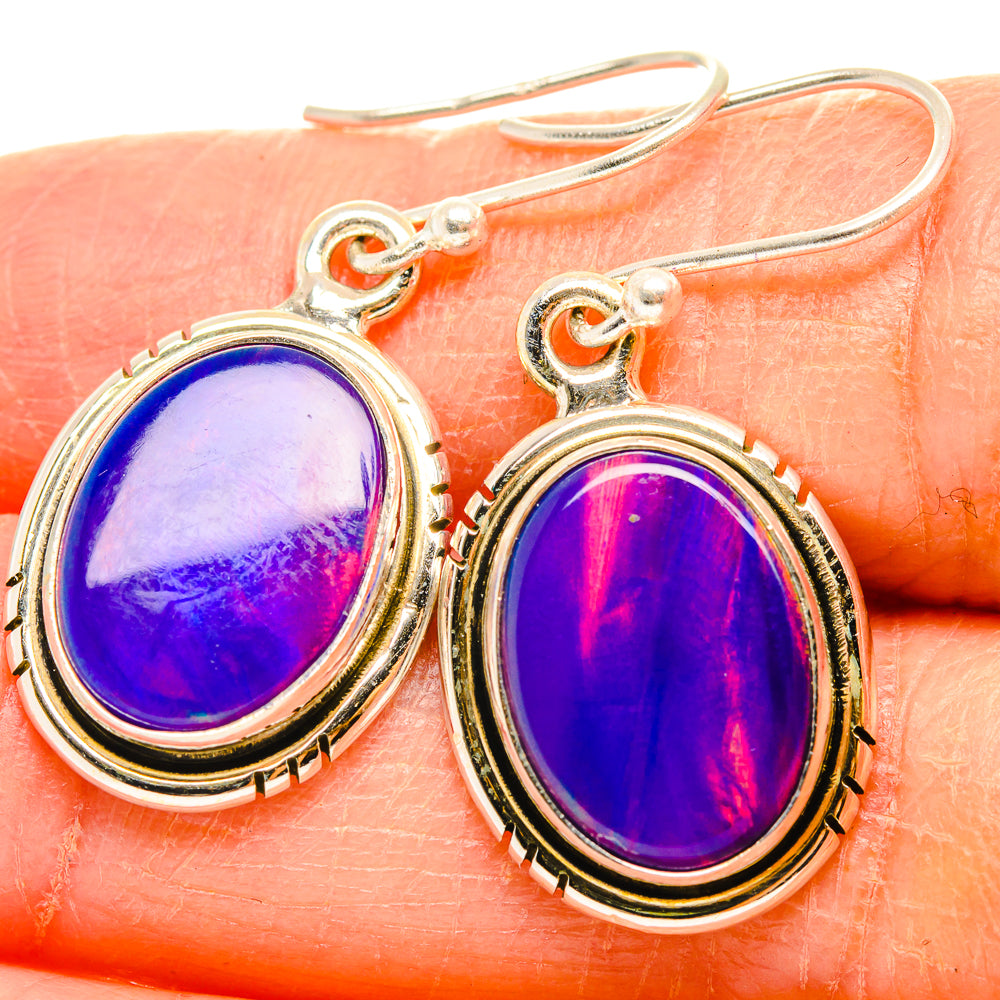 Aura Opal Earrings handcrafted by Anasilvercos - EARR426947