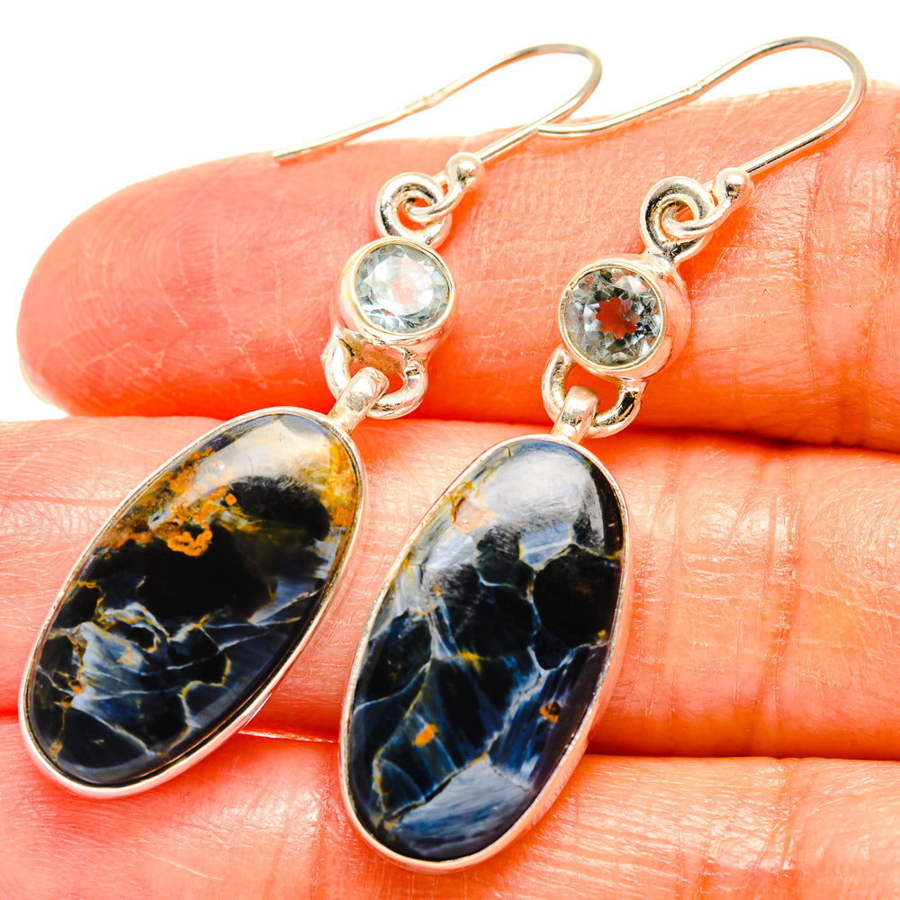 Pietersite Earrings handcrafted by Anasilvercos - EARR426954
