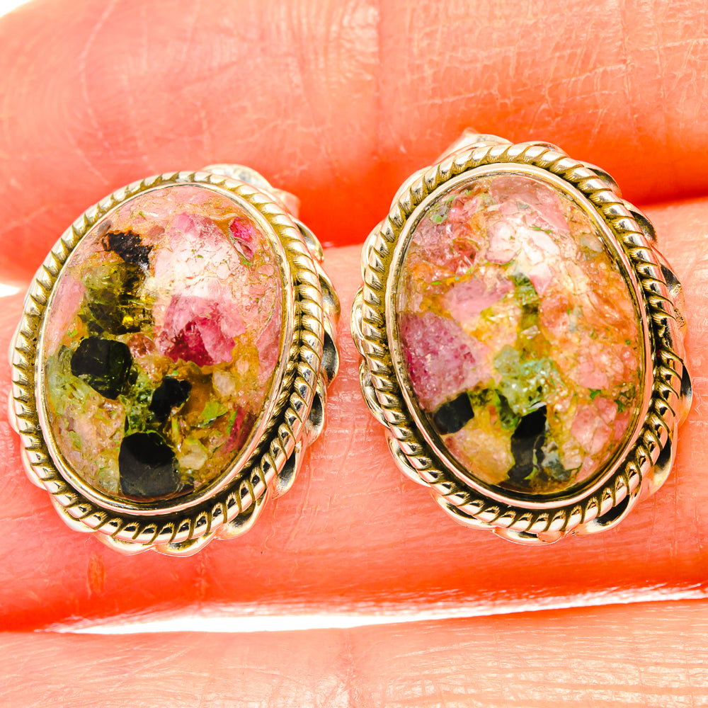 Tourmaline Earrings handcrafted by Anasilvercos - EARR426955