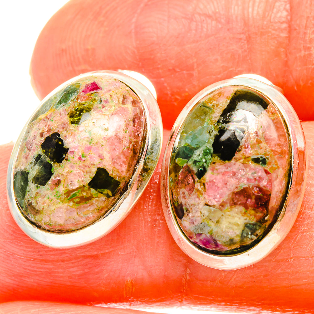 Tourmaline Earrings handcrafted by Anasilvercos - EARR426971