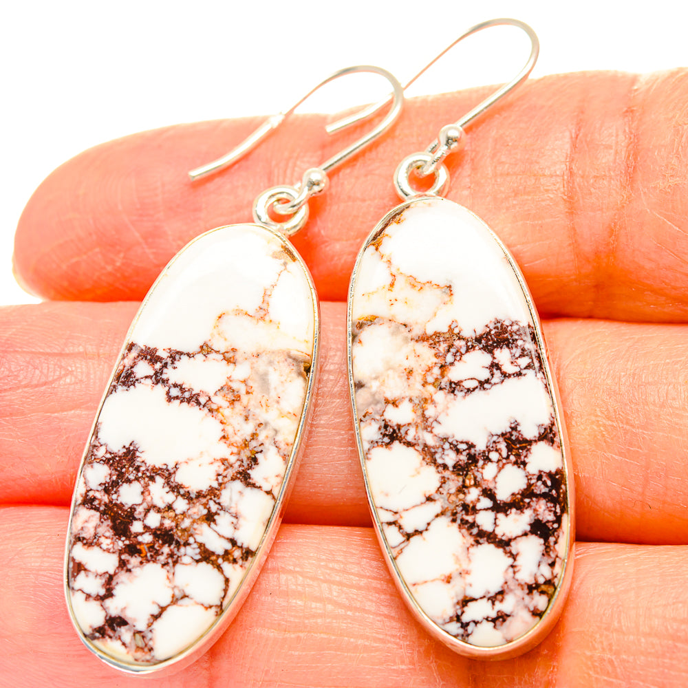 Wild Horse Jasper Earrings handcrafted by Anasilvercos - EARR426972