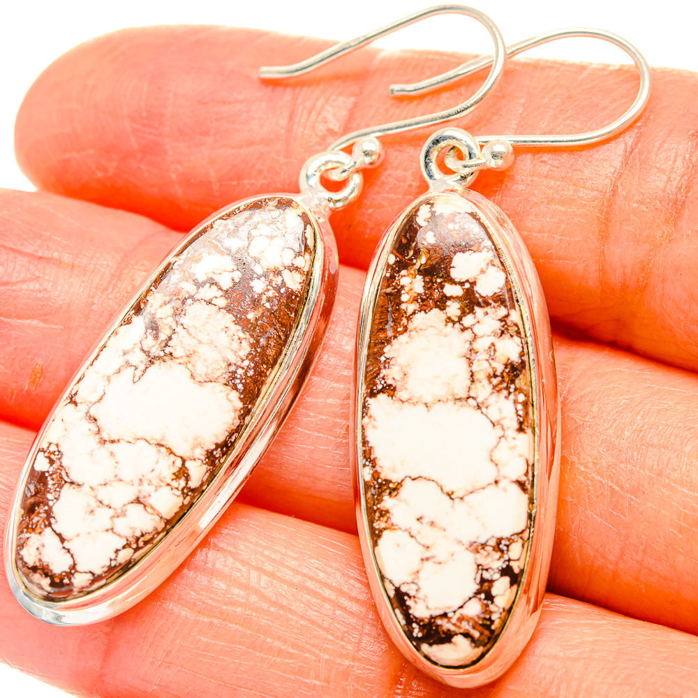 Wild Horse Jasper Earrings handcrafted by Anasilvercos - EARR426991