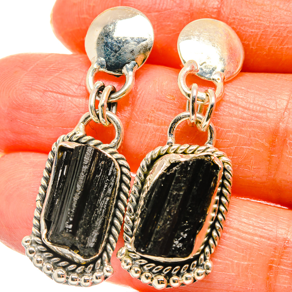 Tektite Earrings handcrafted by Anasilvercos - EARR426992