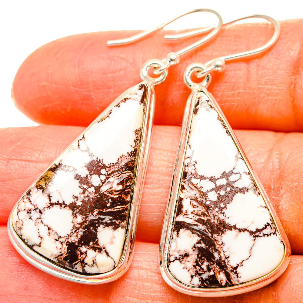 Wild Horse Jasper Earrings handcrafted by Anasilvercos - EARR426995