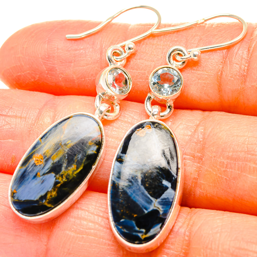 Pietersite Earrings handcrafted by Anasilvercos - EARR426996