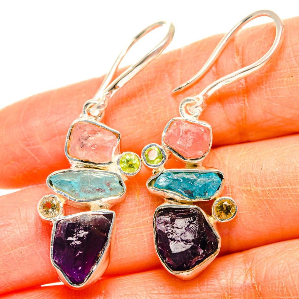 Amethyst Earrings handcrafted by Anasilvercos - EARR427078