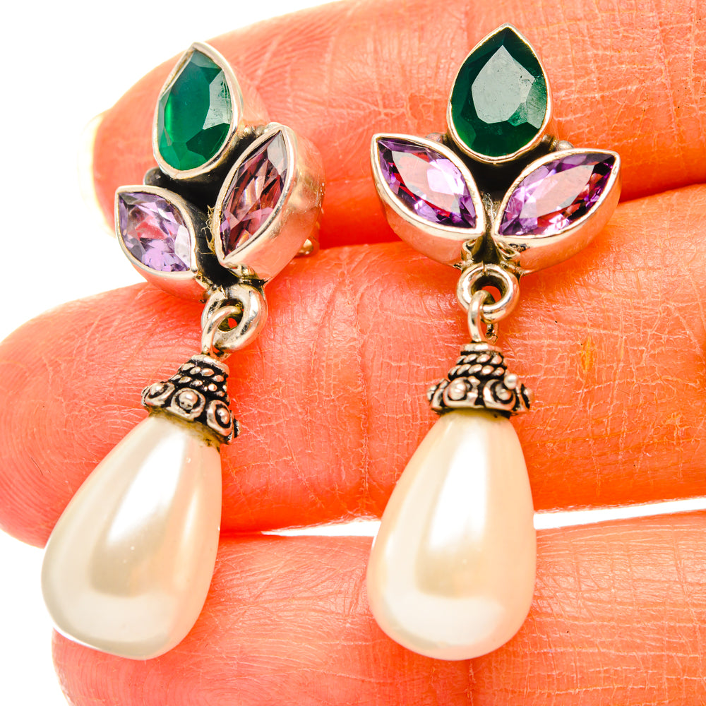 Cultured Pearl Earrings handcrafted by Anasilvercos - EARR427099
