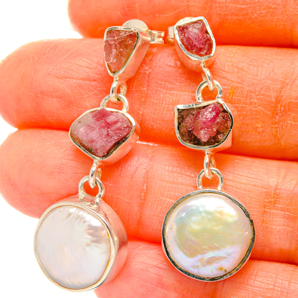 Mother Of Pearl Earrings handcrafted by Anasilvercos - EARR427119