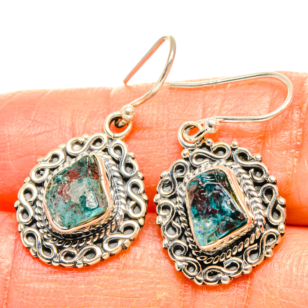 Apatite Earrings handcrafted by Anasilvercos - EARR427151