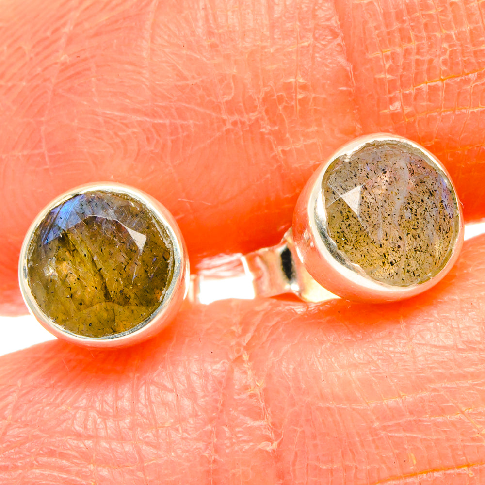 Labradorite Earrings handcrafted by Anasilvercos - EARR427177