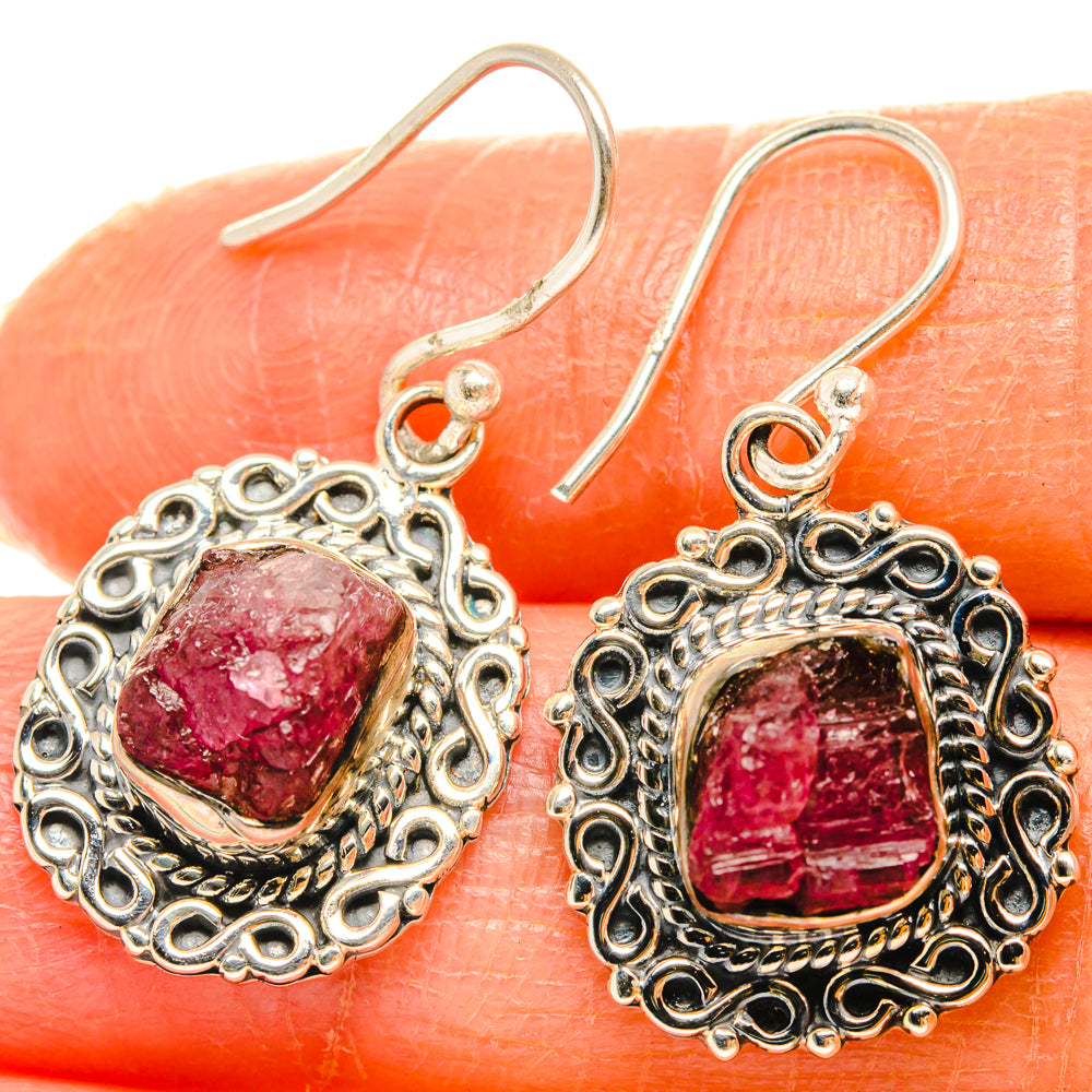 Garnet Earrings handcrafted by Anasilvercos - EARR427189