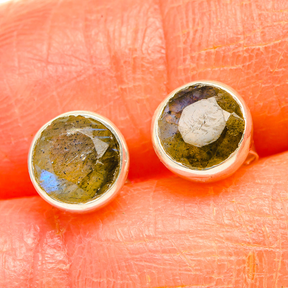 Labradorite Earrings handcrafted by Anasilvercos - EARR427195