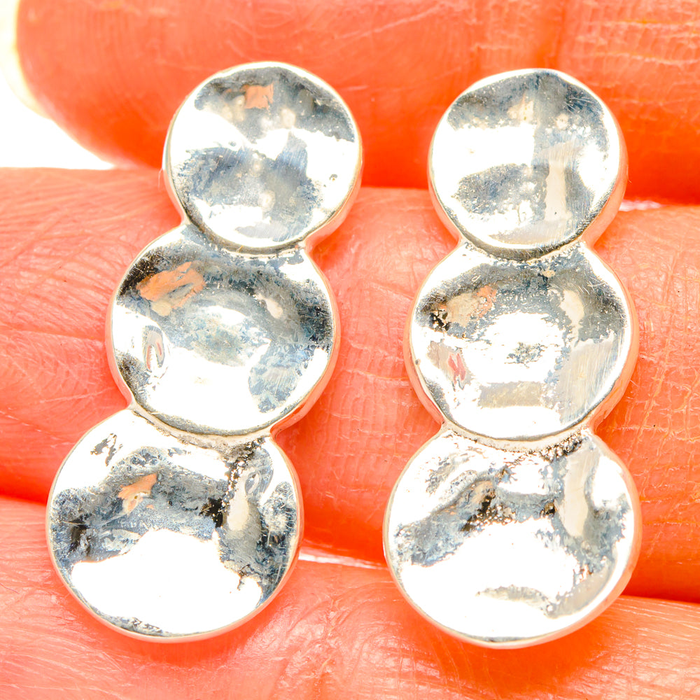 Disc Earrings handcrafted by Anasilvercos - EARR427196