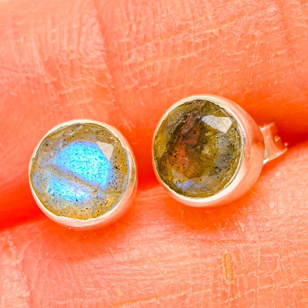 Labradorite Earrings handcrafted by Anasilvercos - EARR427203