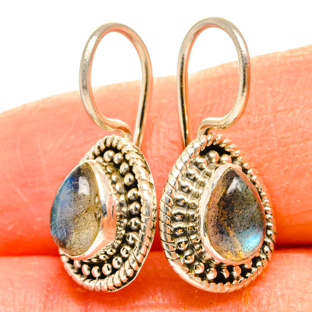 Labradorite Earrings handcrafted by Anasilvercos - EARR427212