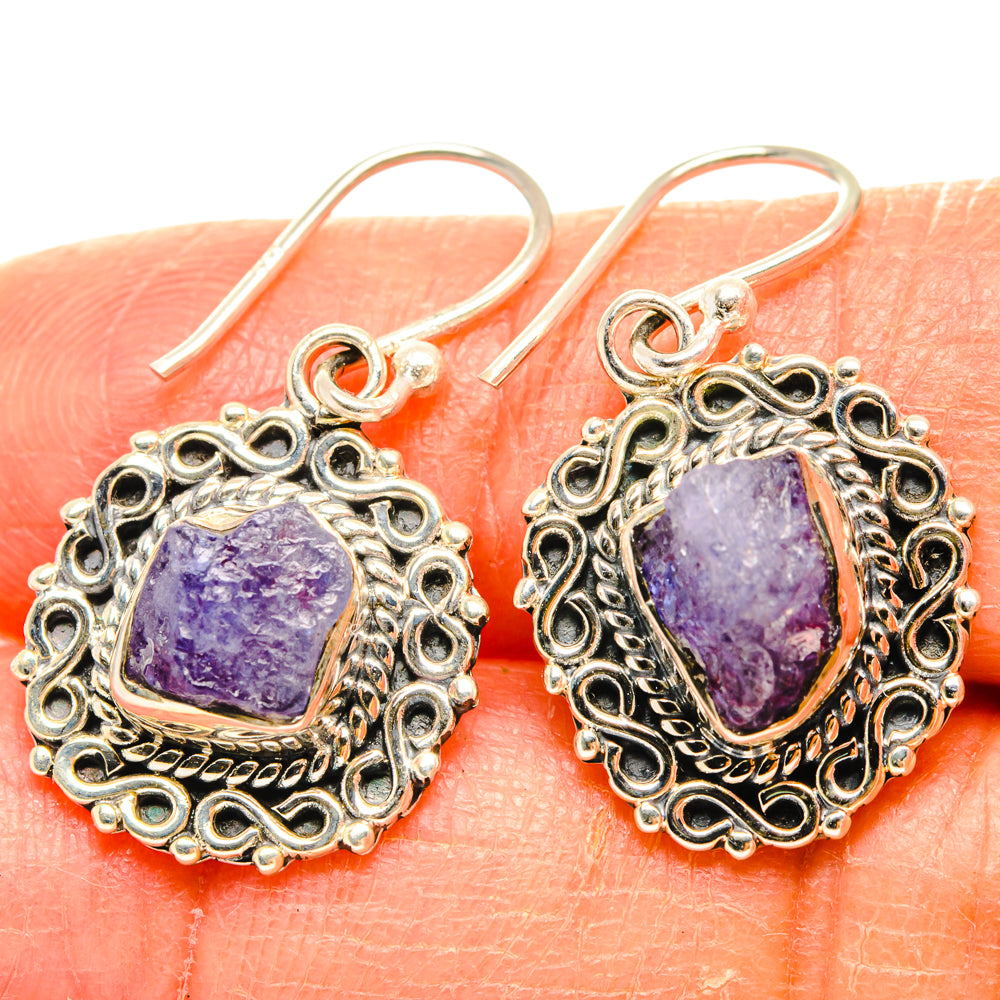 Tanzanite Earrings handcrafted by Anasilvercos - EARR427254