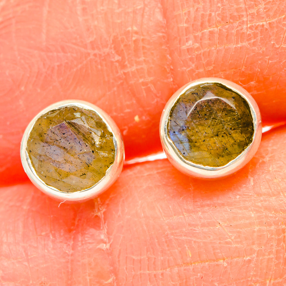 Labradorite Earrings handcrafted by Anasilvercos - EARR427267