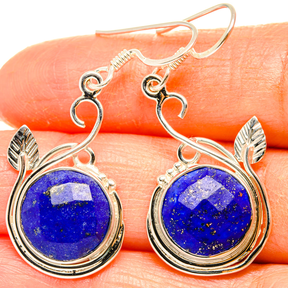 Lapis Lazuli Earrings handcrafted by Anasilvercos - EARR427291