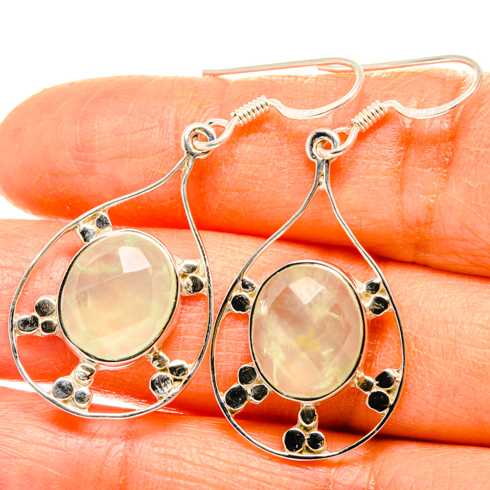 Prehnite Earrings handcrafted by Anasilvercos - EARR427302