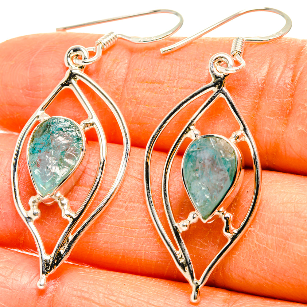 Apatite Earrings handcrafted by Anasilvercos - EARR427316