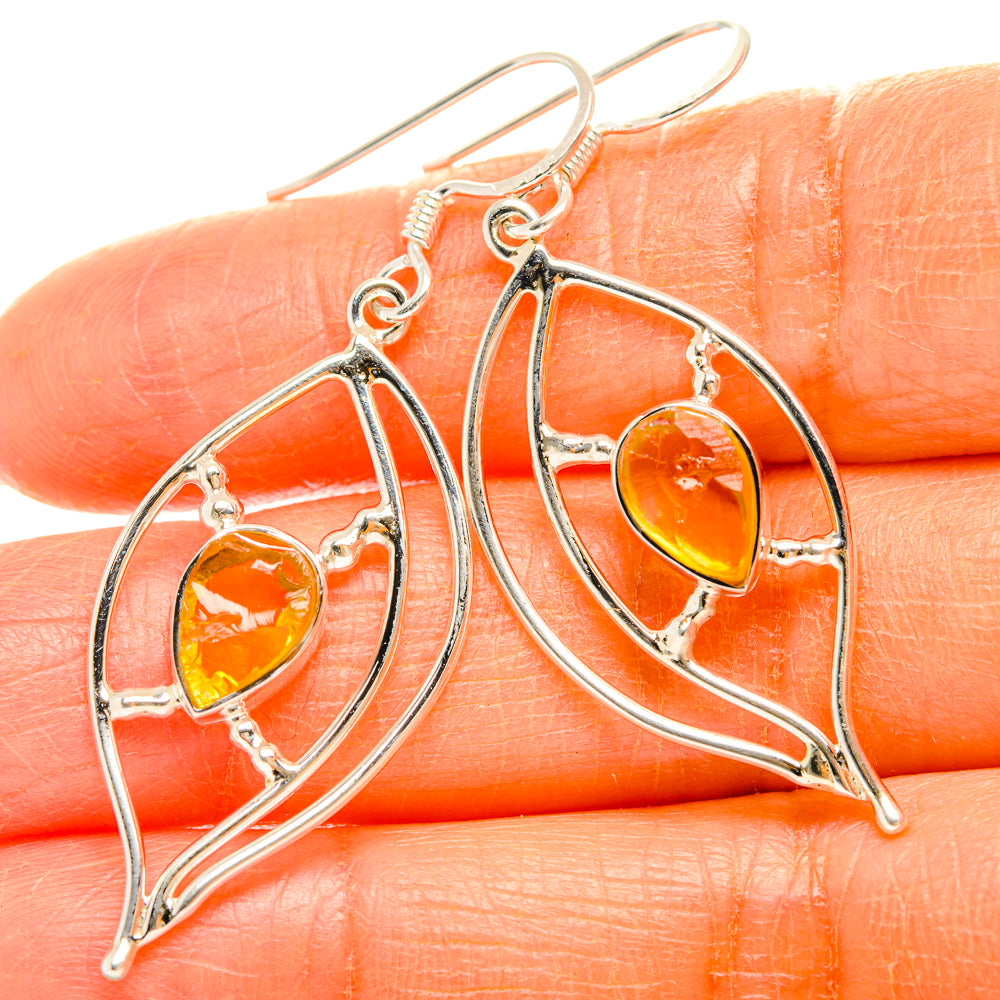 Citrine Earrings handcrafted by Anasilvercos - EARR427342