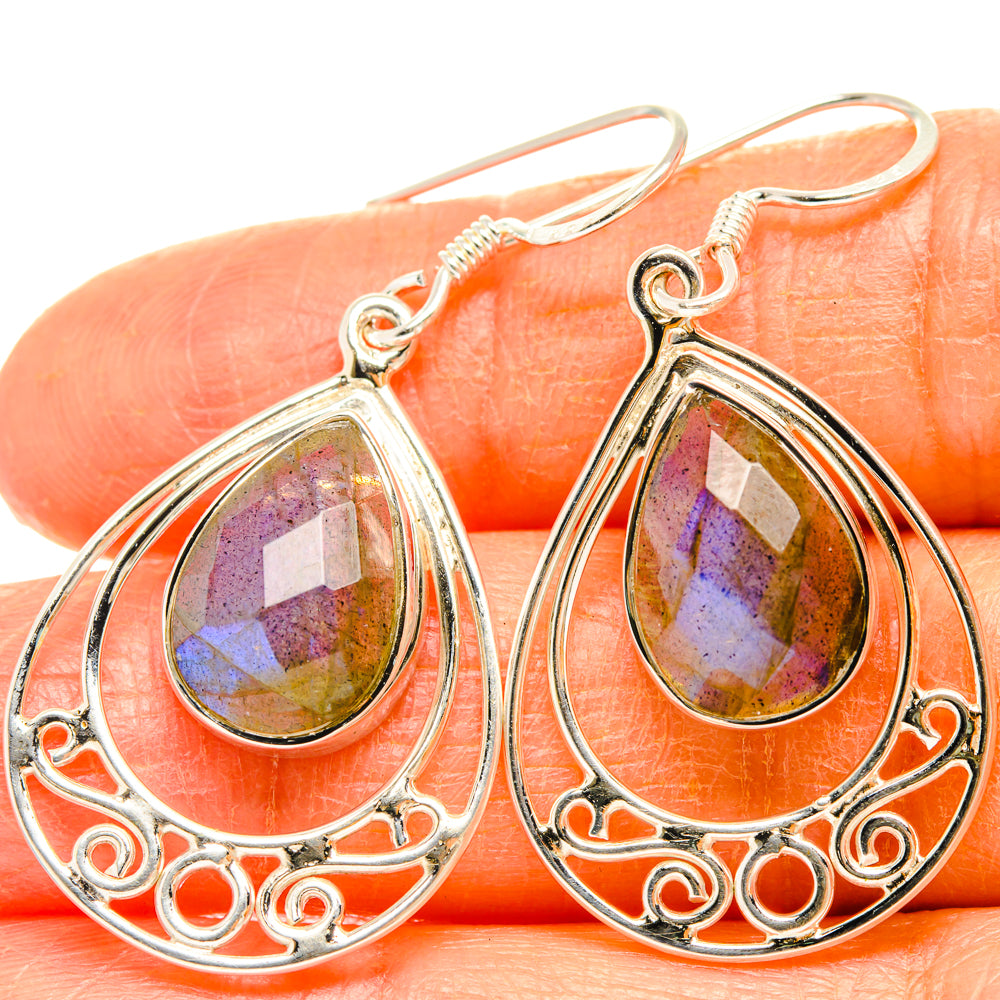 Labradorite Earrings handcrafted by Anasilvercos - EARR427351