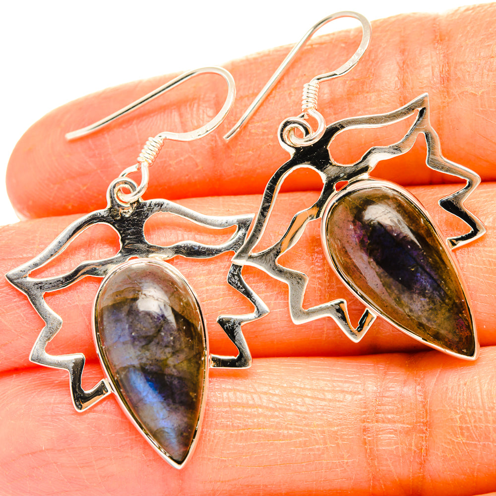 Labradorite Earrings handcrafted by Anasilvercos - EARR427356