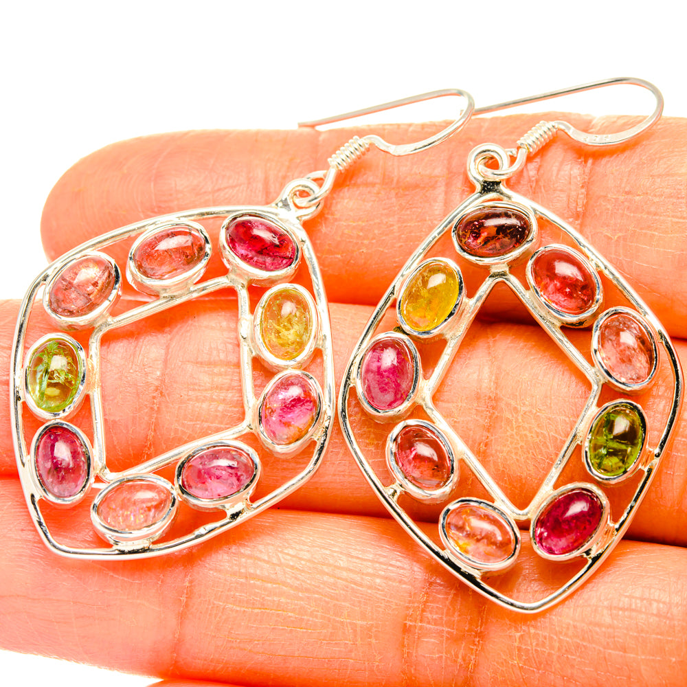 Tourmaline Earrings handcrafted by Anasilvercos - EARR427375
