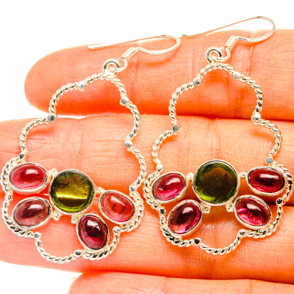 Tourmaline Earrings handcrafted by Anasilvercos - EARR427376