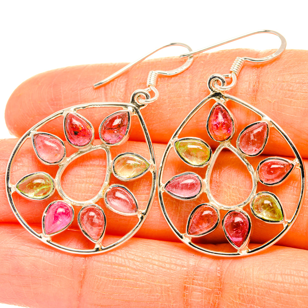 Tourmaline Earrings handcrafted by Anasilvercos - EARR427378