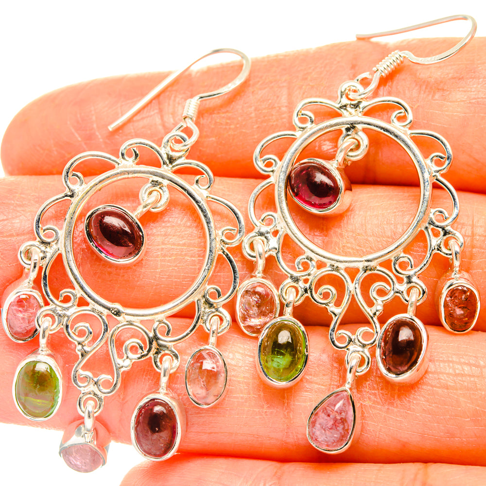 Tourmaline Earrings handcrafted by Anasilvercos - EARR427379