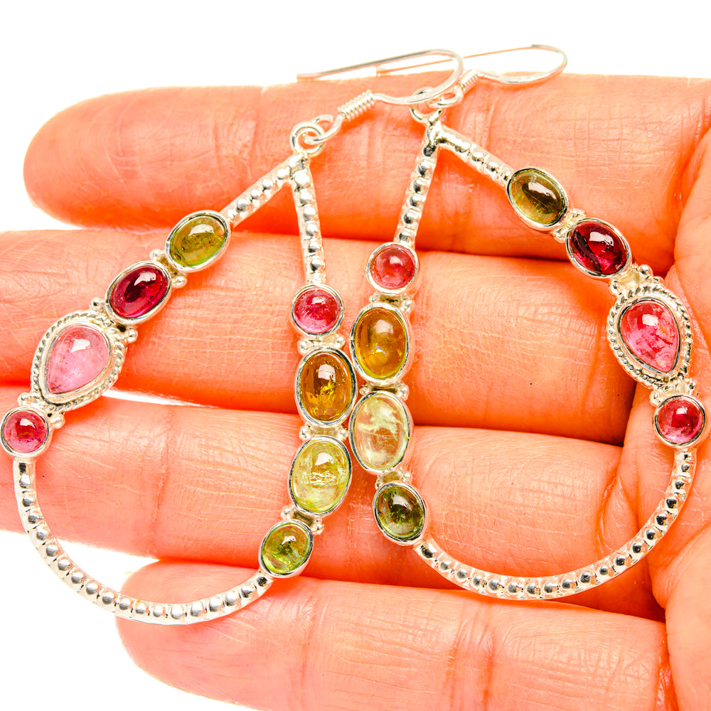 Tourmaline Earrings handcrafted by Anasilvercos - EARR427382