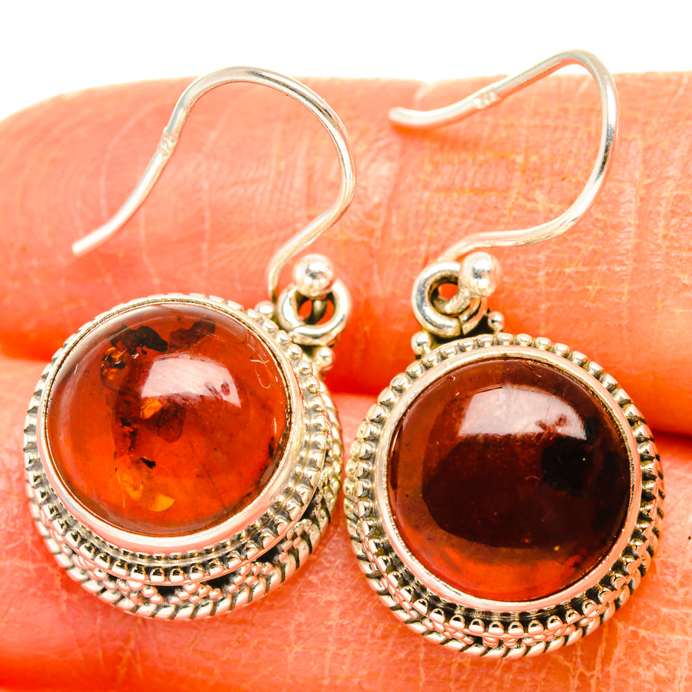Baltic Amber Earrings handcrafted by Anasilvercos - EARR427388