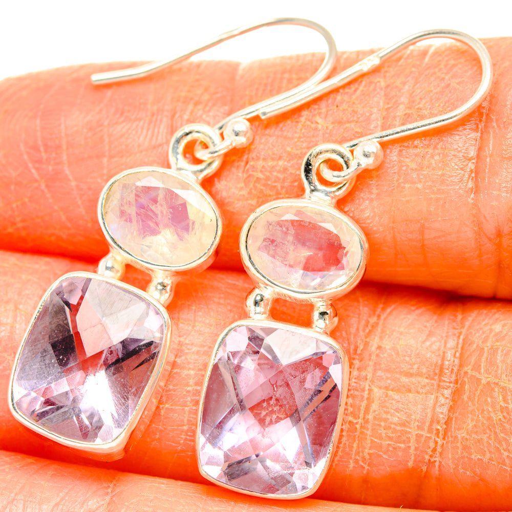 Kunzite Earrings handcrafted by Anasilvercos - EARR427389