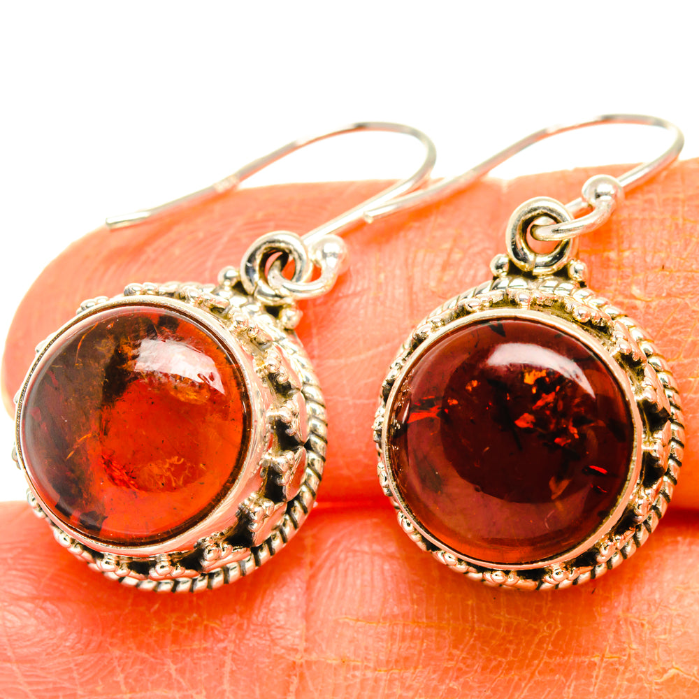 Baltic Amber Earrings handcrafted by Anasilvercos - EARR427399