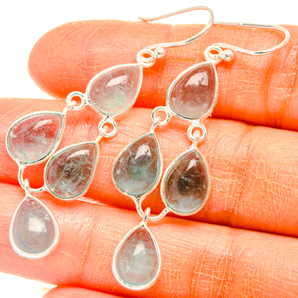Aquamarine Earrings handcrafted by Anasilvercos - EARR427404
