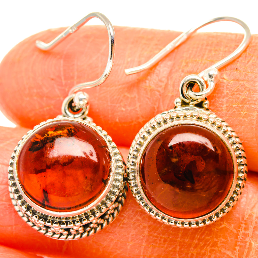 Baltic Amber Earrings handcrafted by Anasilvercos - EARR427406