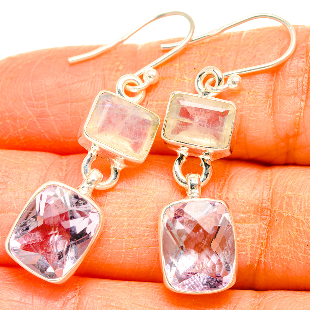 Kunzite Earrings handcrafted by Anasilvercos - EARR427421