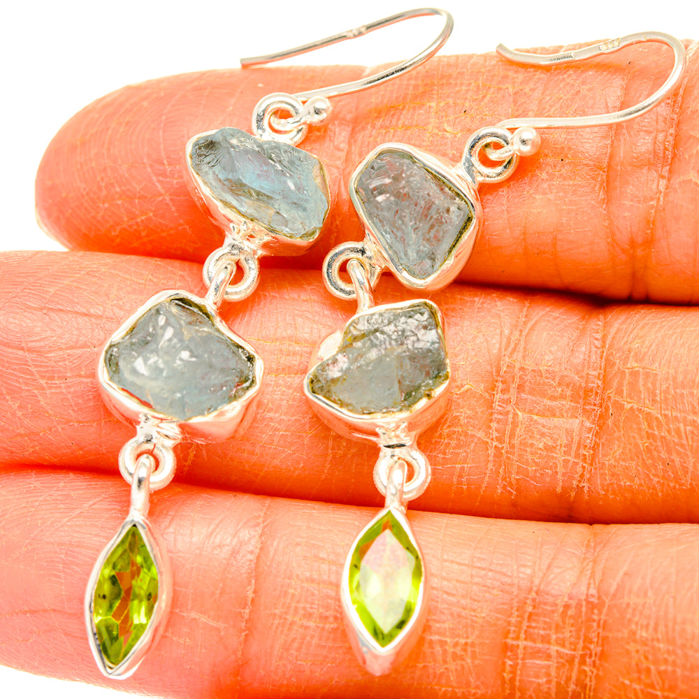 Aquamarine Earrings handcrafted by Anasilvercos - EARR427422