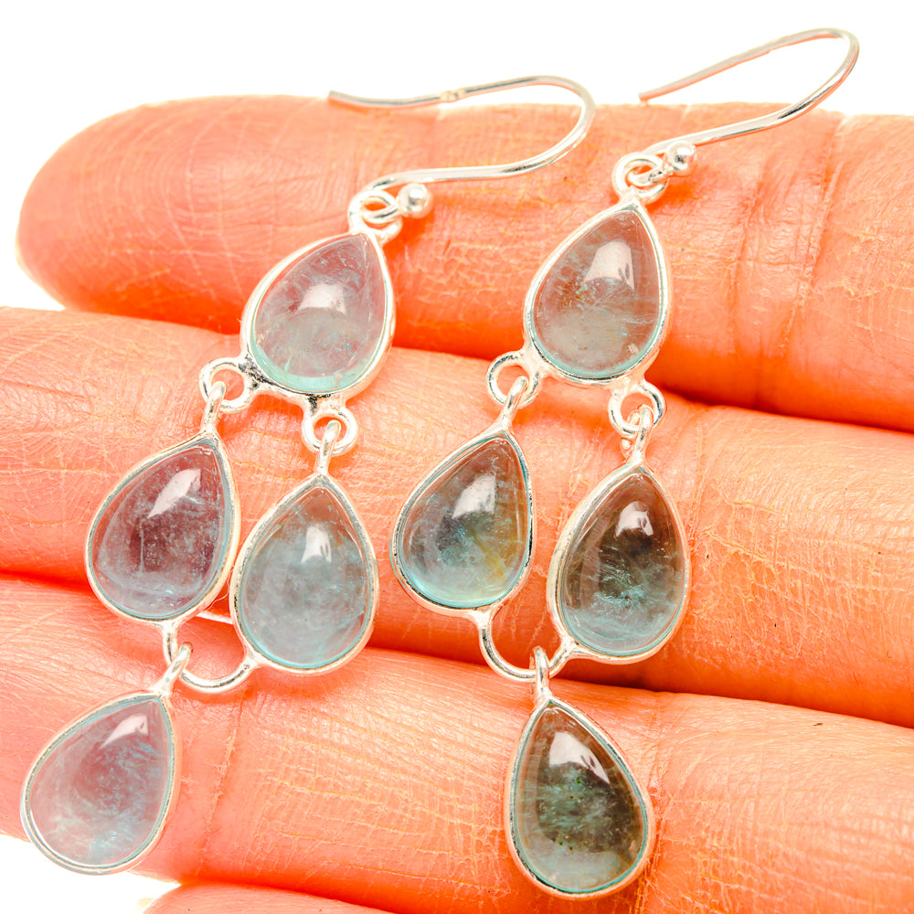 Aquamarine Earrings handcrafted by Anasilvercos - EARR427425