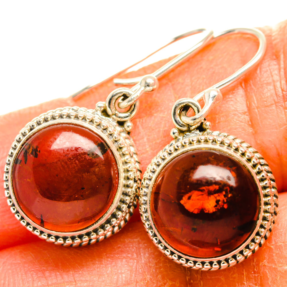 Baltic Amber Earrings handcrafted by Anasilvercos - EARR427439