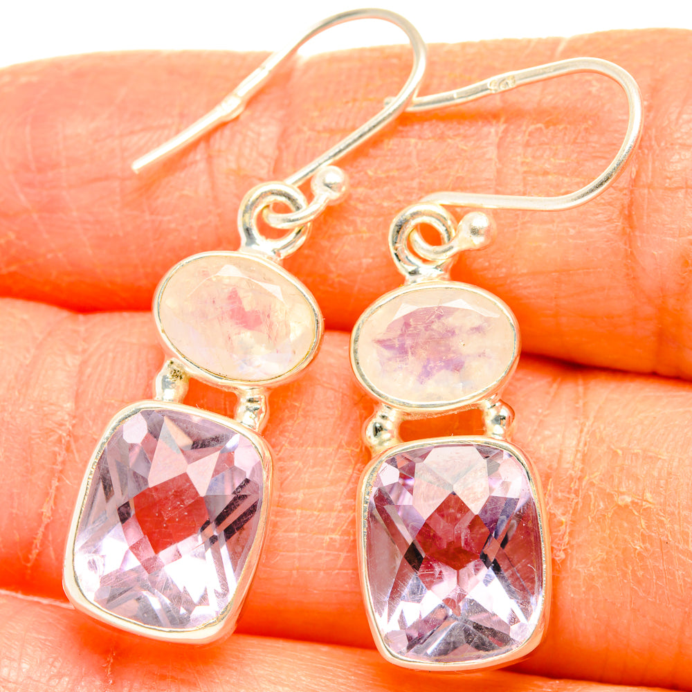 Kunzite Earrings handcrafted by Anasilvercos - EARR427446