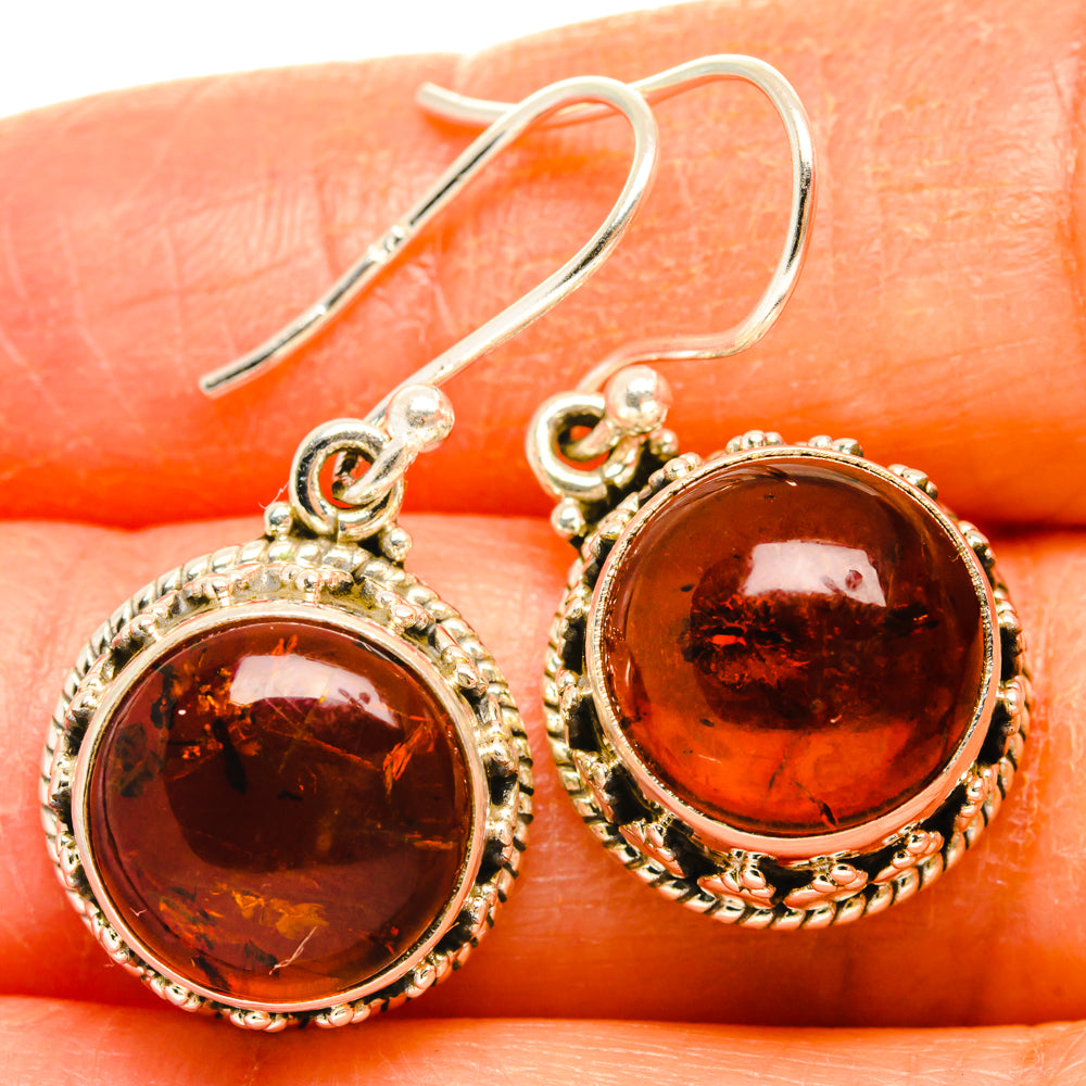 Baltic Amber Earrings handcrafted by Anasilvercos - EARR427453
