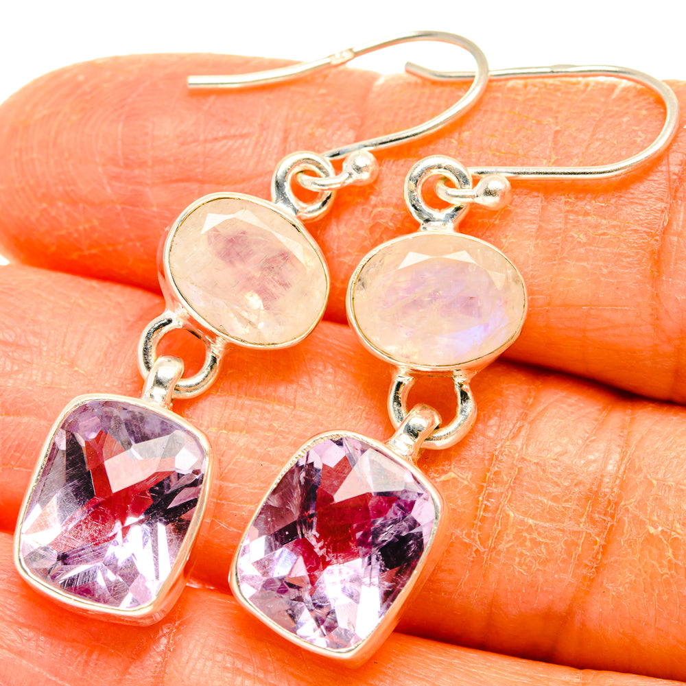Amethyst Earrings handcrafted by Anasilvercos - EARR427458