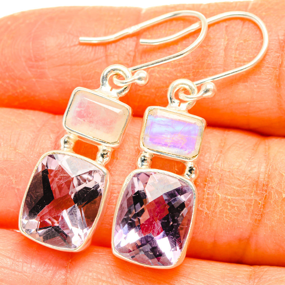 Kunzite Earrings handcrafted by Anasilvercos - EARR427467