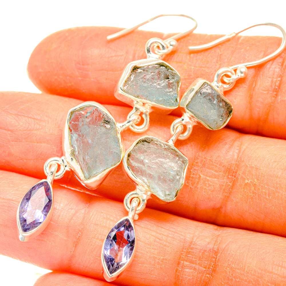 Aquamarine Earrings handcrafted by Anasilvercos - EARR427476
